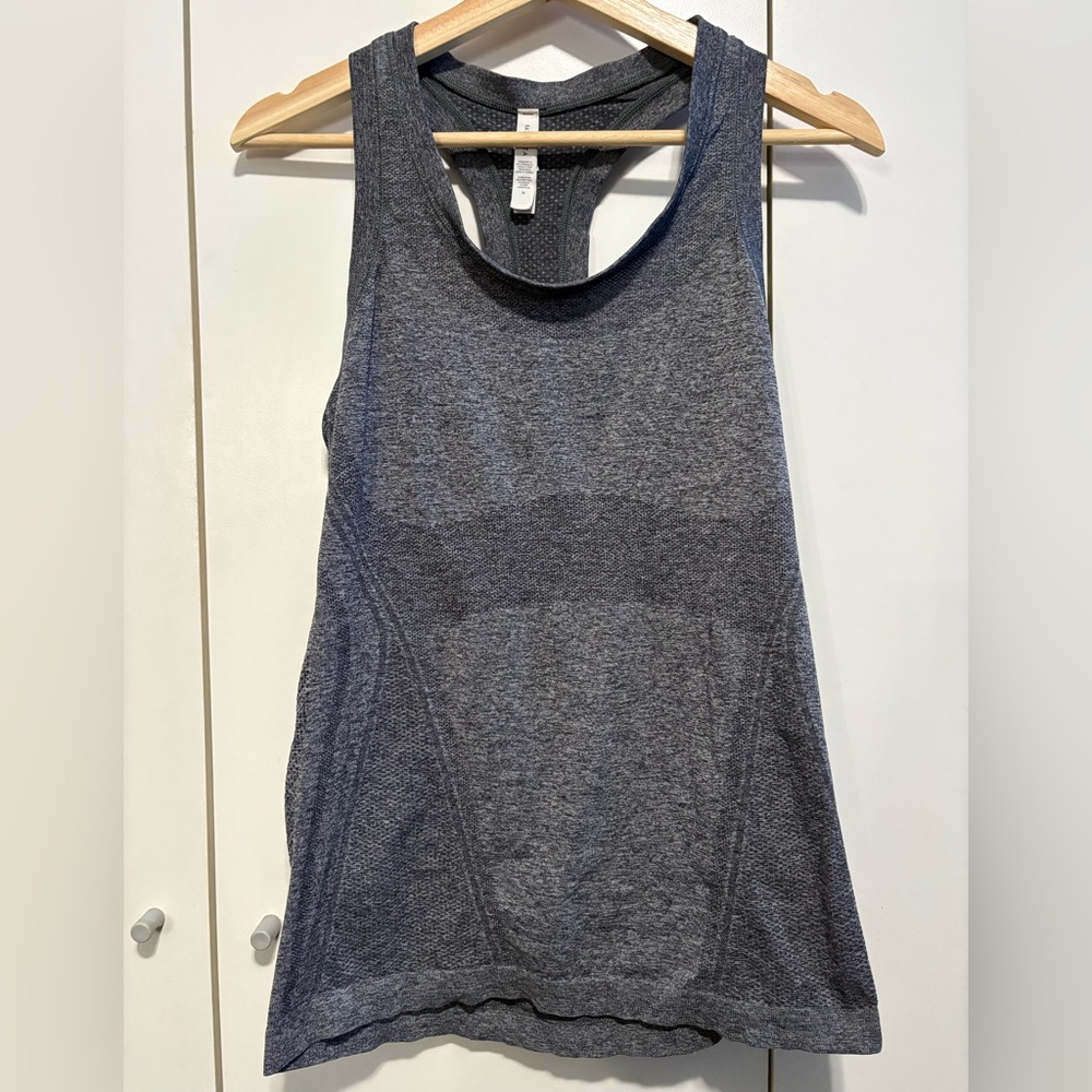 Athleta Charcoal Gray Racerback Tank